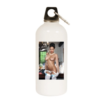 Jaclyn Swedberg White Water Bottle With Carabiner