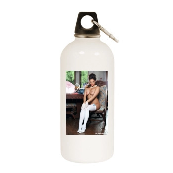 Jaclyn Swedberg White Water Bottle With Carabiner