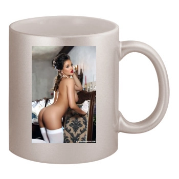 Jaclyn Swedberg 11oz Metallic Silver Mug