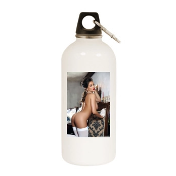 Jaclyn Swedberg White Water Bottle With Carabiner