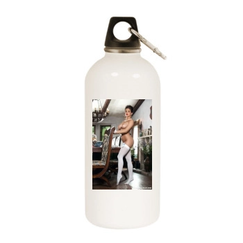 Jaclyn Swedberg White Water Bottle With Carabiner