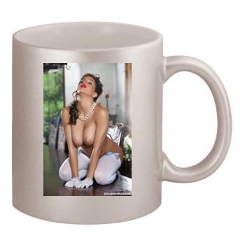 Jaclyn Swedberg 11oz Metallic Silver Mug