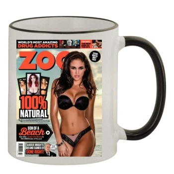 Jaclyn Swedberg 11oz Colored Rim & Handle Mug