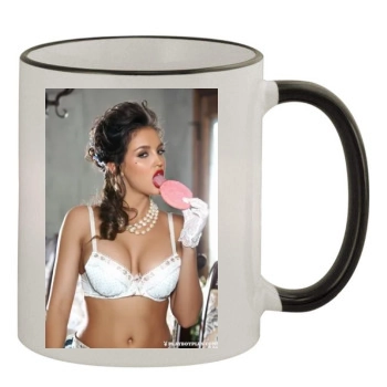 Jaclyn Swedberg 11oz Colored Rim & Handle Mug