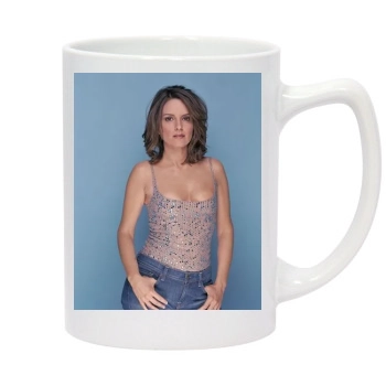 Tina Fey 14oz White Statesman Mug