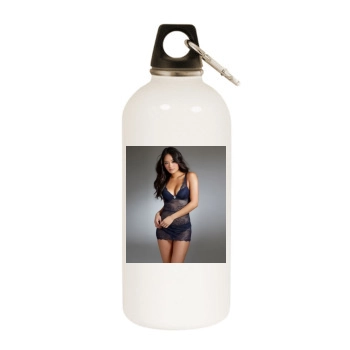 Jarah Mariano White Water Bottle With Carabiner