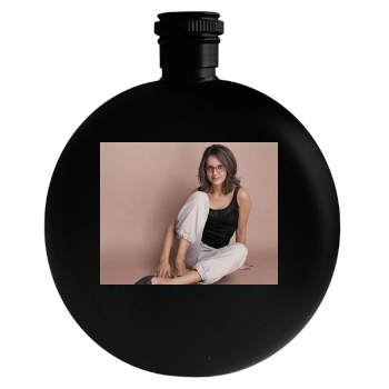 Tina Fey Round Flask