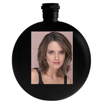 Tina Fey Round Flask
