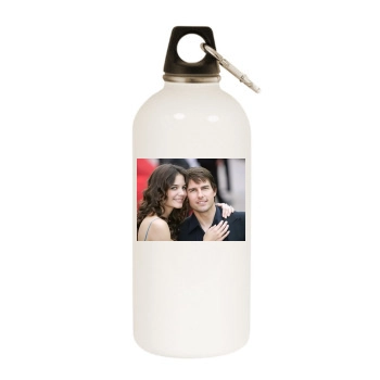 Tom Cruise White Water Bottle With Carabiner