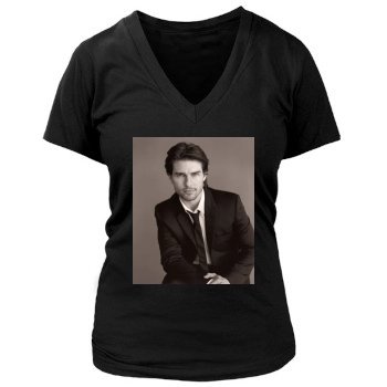 Tom Cruise Women's Deep V-Neck TShirt