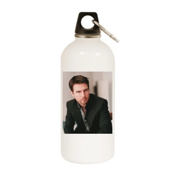 Tom Cruise White Water Bottle With Carabiner