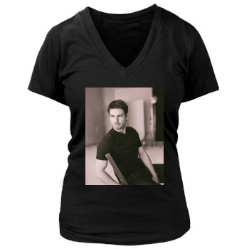 Tom Cruise Women's Deep V-Neck TShirt