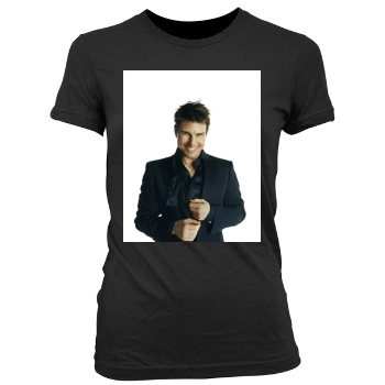 Tom Cruise Women's Junior Cut Crewneck T-Shirt