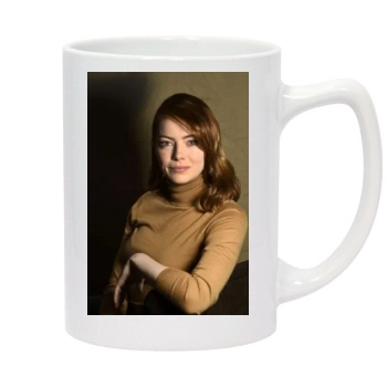 Emma Stone 14oz White Statesman Mug