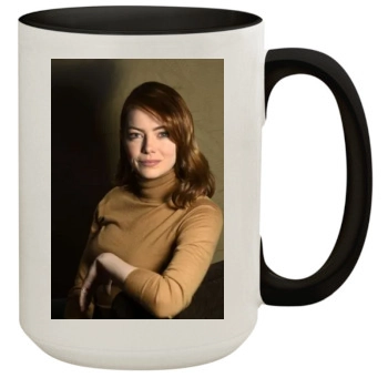 Emma Stone 15oz Colored Inner & Handle Mug