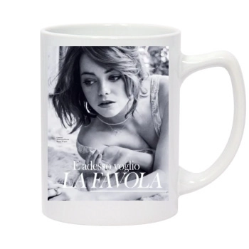 Emma Stone 14oz White Statesman Mug