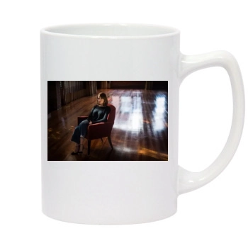 Emma Stone 14oz White Statesman Mug