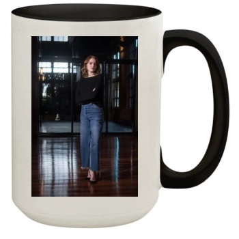 Emma Stone 15oz Colored Inner & Handle Mug