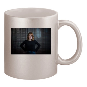 Emma Stone 11oz Metallic Silver Mug