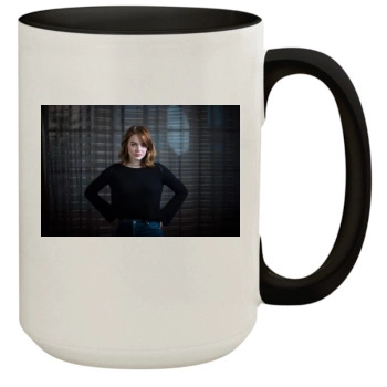 Emma Stone 15oz Colored Inner & Handle Mug