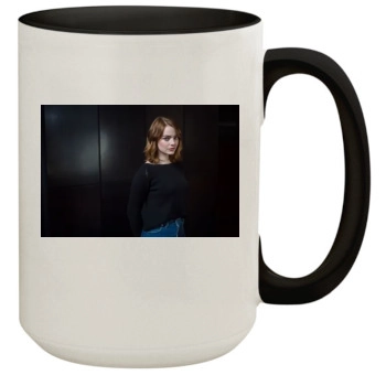 Emma Stone 15oz Colored Inner & Handle Mug