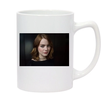 Emma Stone 14oz White Statesman Mug