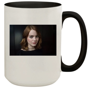 Emma Stone 15oz Colored Inner & Handle Mug