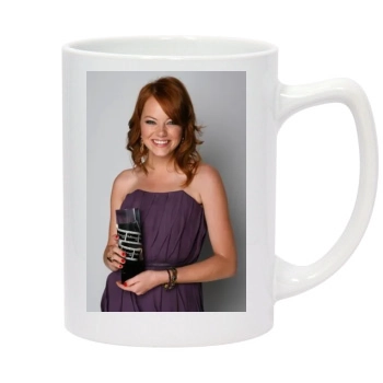 Emma Stone 14oz White Statesman Mug