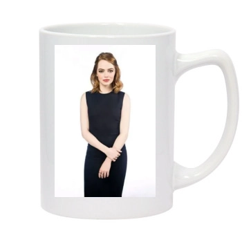 Emma Stone 14oz White Statesman Mug