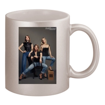 Emma Stone 11oz Metallic Silver Mug