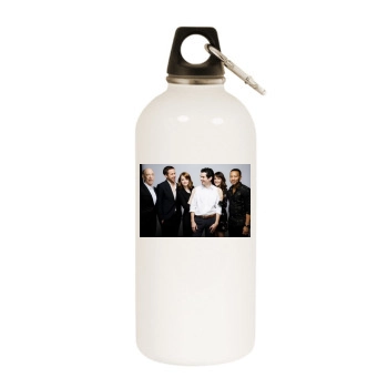 Emma Stone White Water Bottle With Carabiner