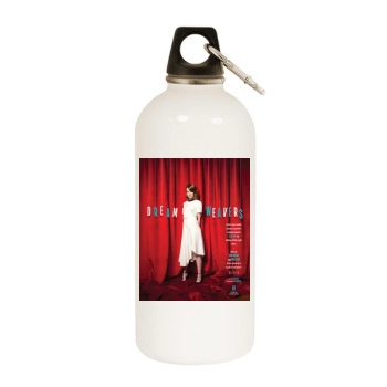 Emma Stone White Water Bottle With Carabiner