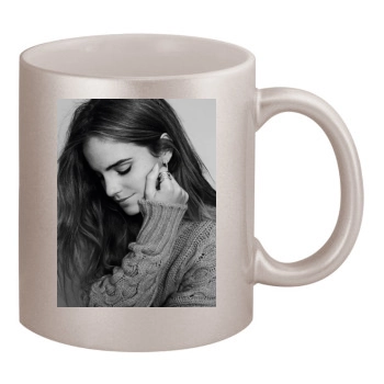 Emma Watson 11oz Metallic Silver Mug