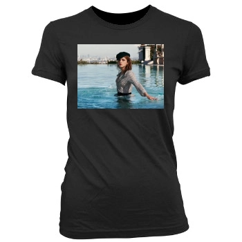 Emma Watson Women's Junior Cut Crewneck T-Shirt