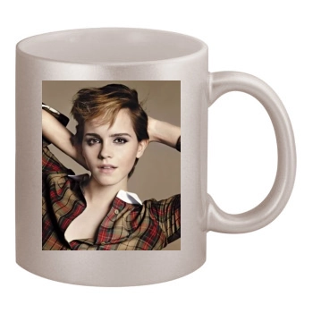 Emma Watson 11oz Metallic Silver Mug