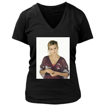 Emma Watson Women's Deep V-Neck TShirt