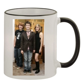 Emma Watson 11oz Colored Rim & Handle Mug