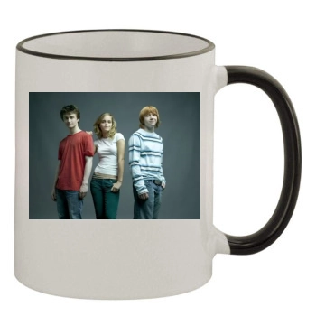 Emma Watson 11oz Colored Rim & Handle Mug