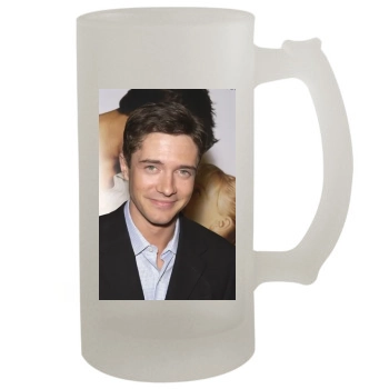 Topher Grace 16oz Frosted Beer Stein