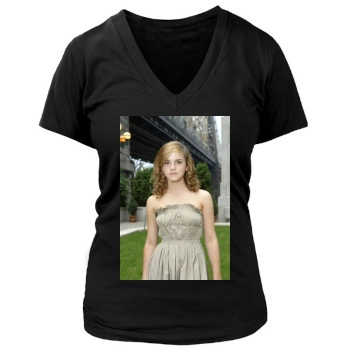 Emma Watson Women's Deep V-Neck TShirt