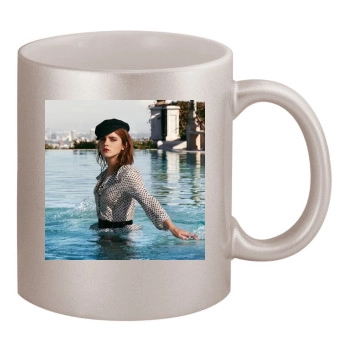 Emma Watson 11oz Metallic Silver Mug