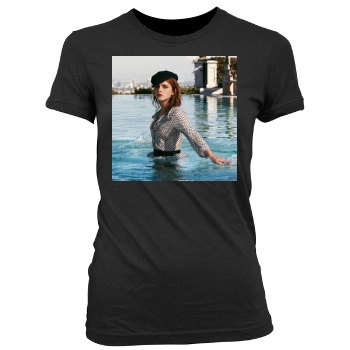 Emma Watson Women's Junior Cut Crewneck T-Shirt