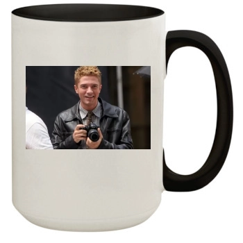 Topher Grace 15oz Colored Inner & Handle Mug