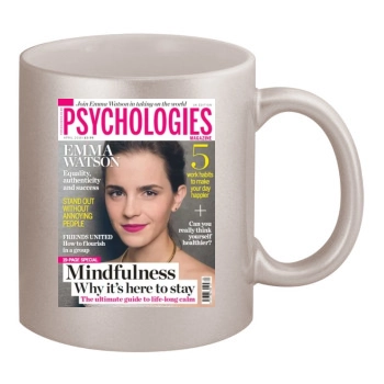 Emma Watson 11oz Metallic Silver Mug