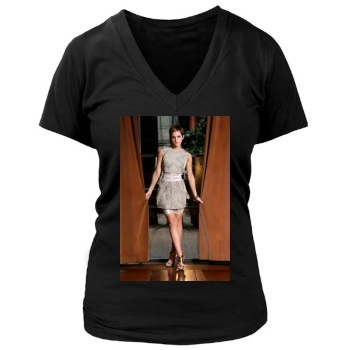 Emma Watson Women's Deep V-Neck TShirt