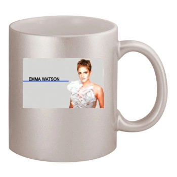 Emma Watson 11oz Metallic Silver Mug