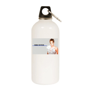 Emma Watson White Water Bottle With Carabiner