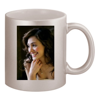 Emmy Rossum 11oz Metallic Silver Mug