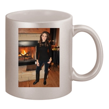 Emmy Rossum 11oz Metallic Silver Mug