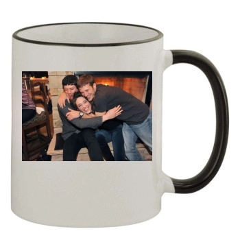 Emmy Rossum 11oz Colored Rim & Handle Mug